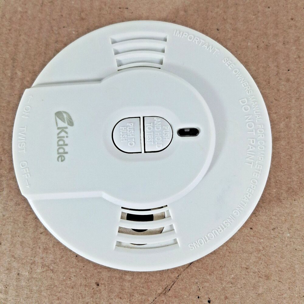 Kidde Lithium Battery Power Ionization Smoke Alarm - I9010 in White